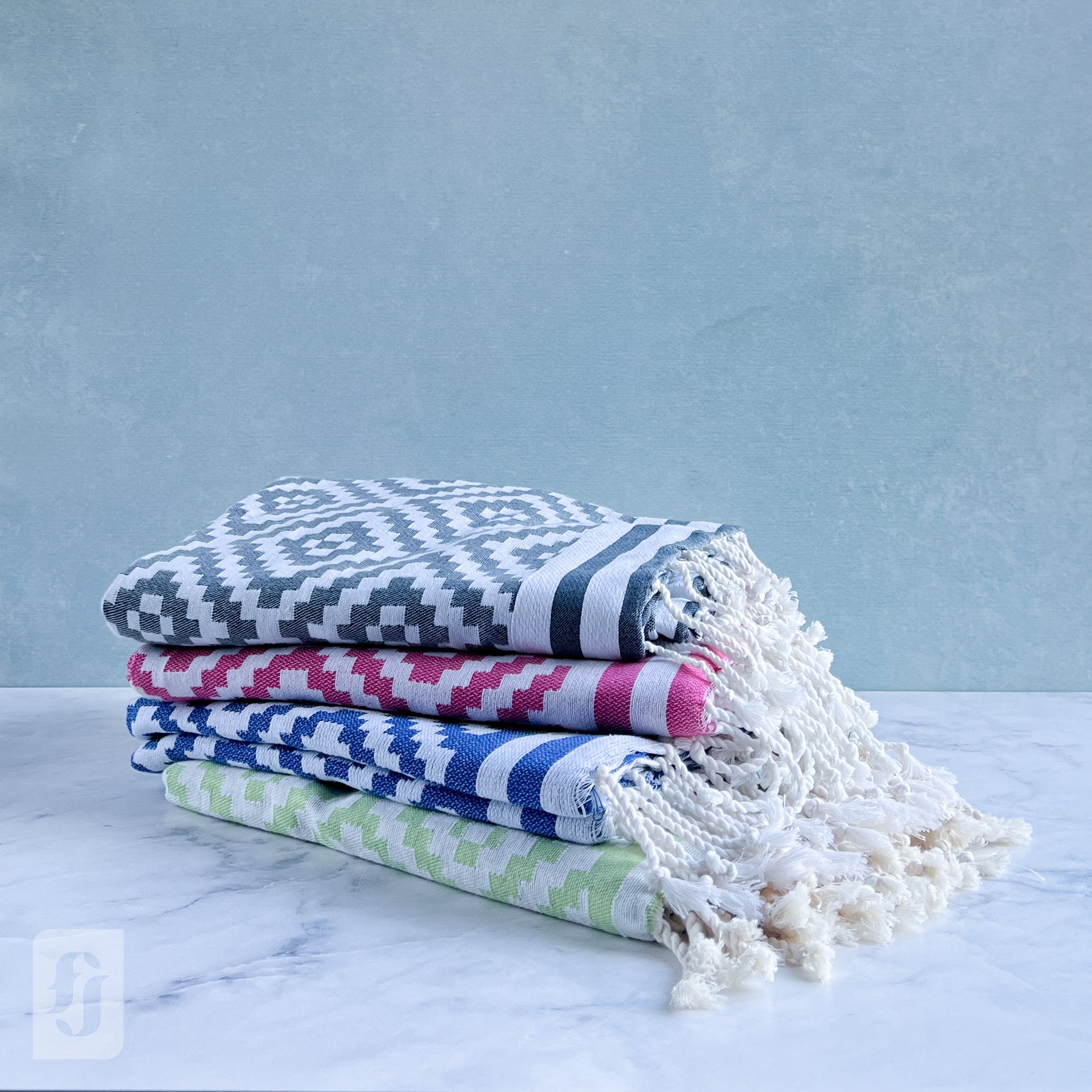 Jacquard Diamond Fouta Towel